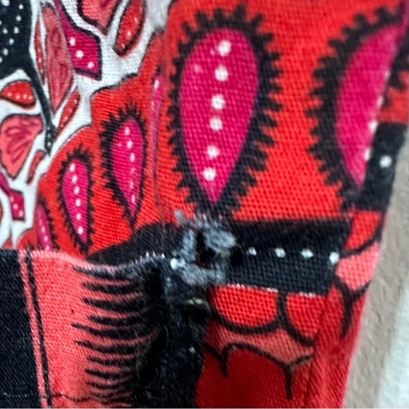 White and Red African Dashiki Top Small/Medium - Picture 8 of 8